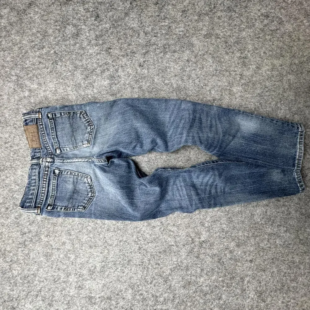 Polo Ralph Lauren Jeans Youth 6 Blue Eldridge Skinny Adjustable Waist Denim